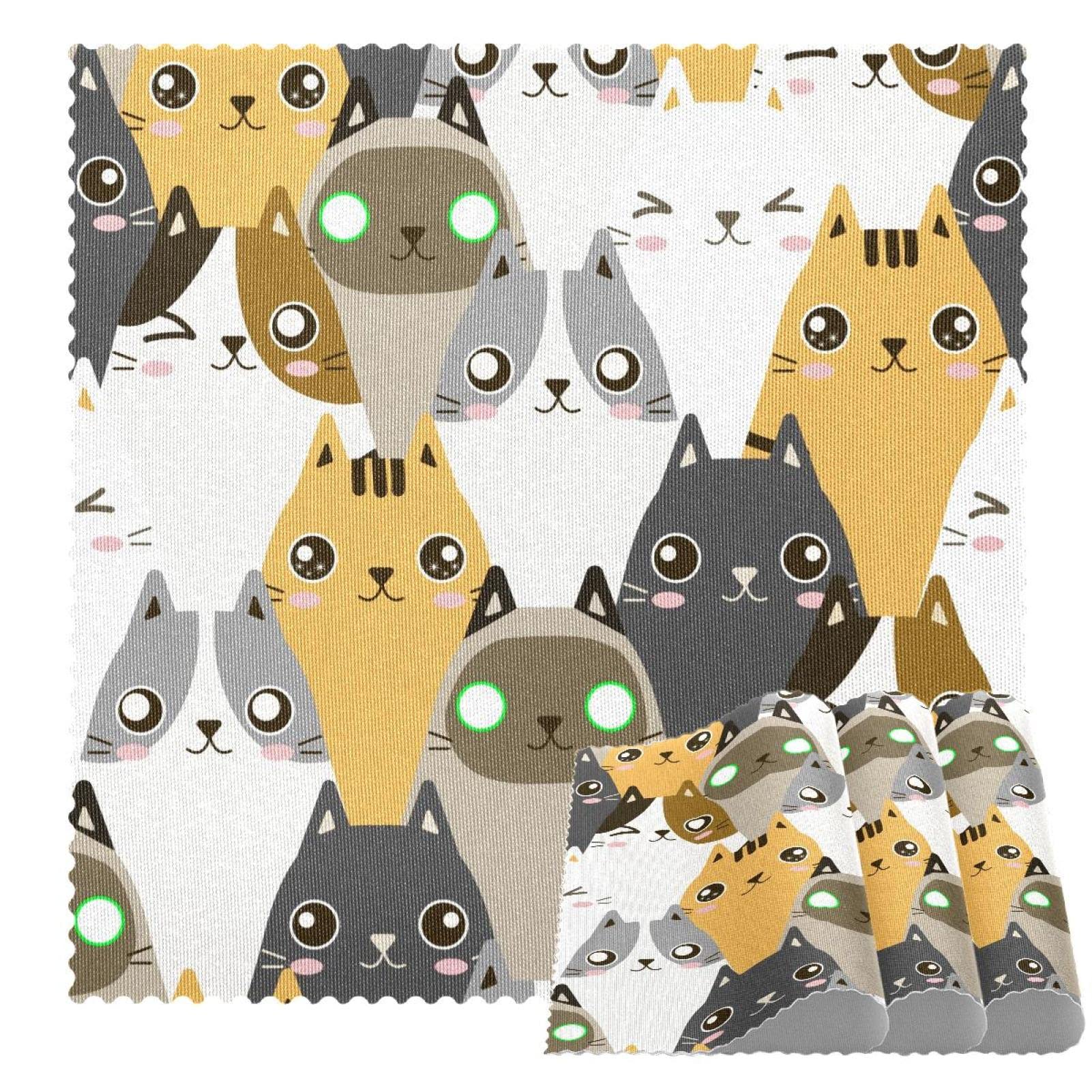 Set de table chat anti-tache et protecteur de table de repas