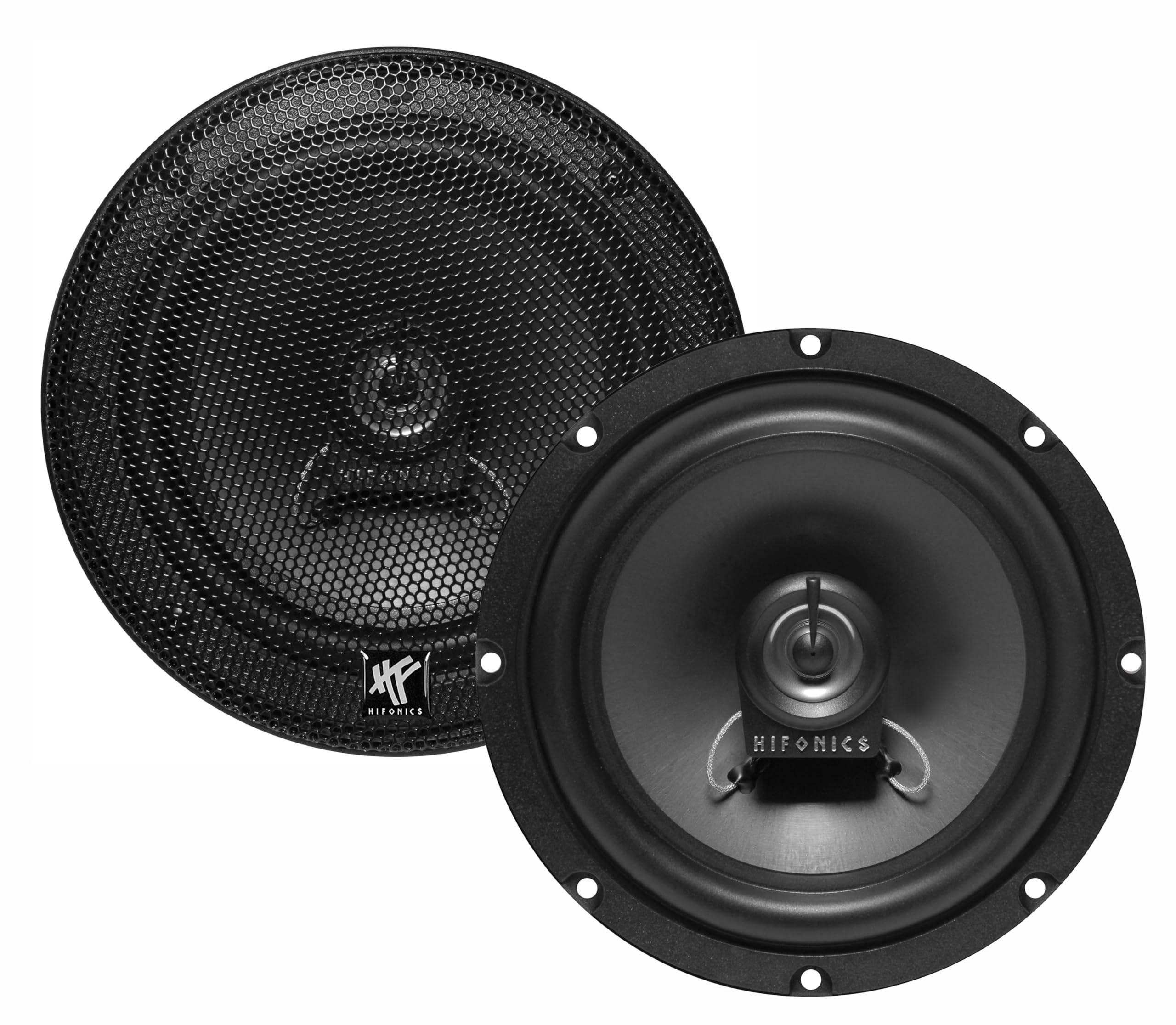 HiFonics ZS6.2E - 2-Wege-Lautsprecher 16,5cm (6,5) mit 100 bis 200 Watt, Hochtöner Komponentensystem für Car Hifi – MT Audio Shop