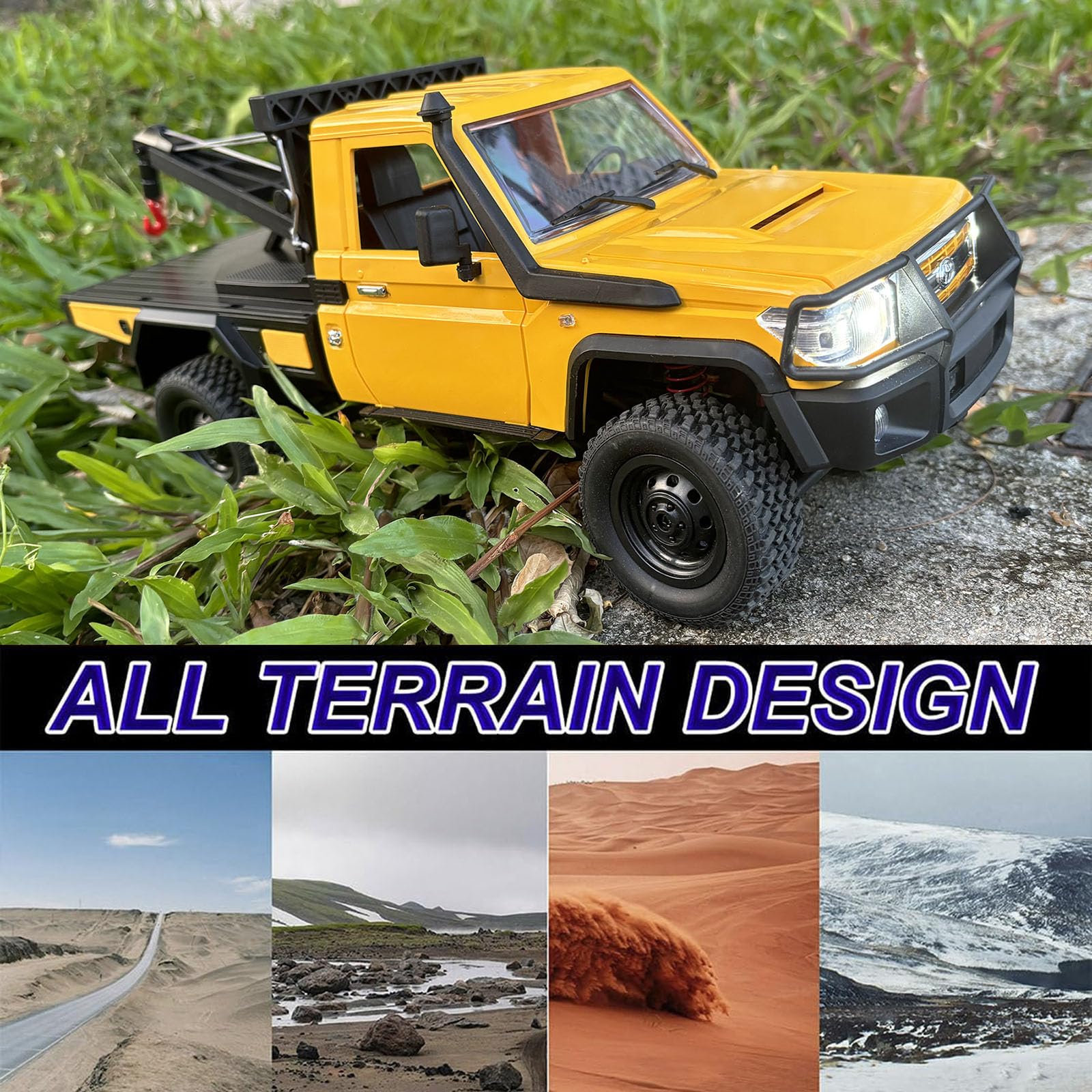 Amazon.co.jp: HLSFWDRIVE RCロッククローラー 4x4 MN82T RCトラック 1