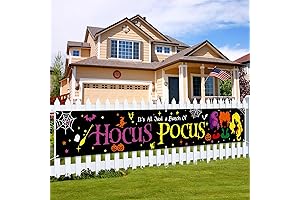 Hocus Pocus Banner Decorations: Make Your Halloween Spooktacular