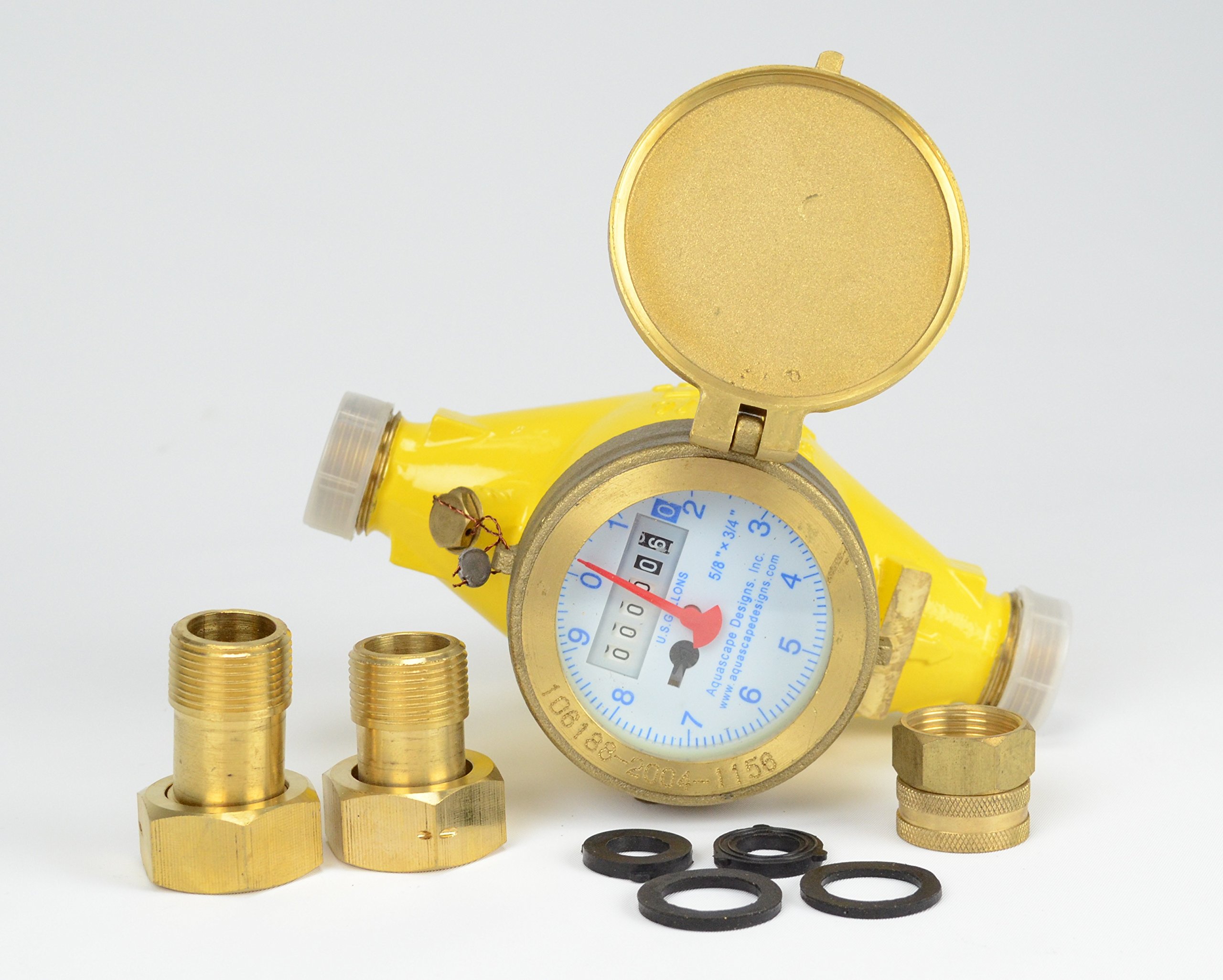 Aquascape 29154 Water Flow Meter for Pond Water Feature Hose and Pool