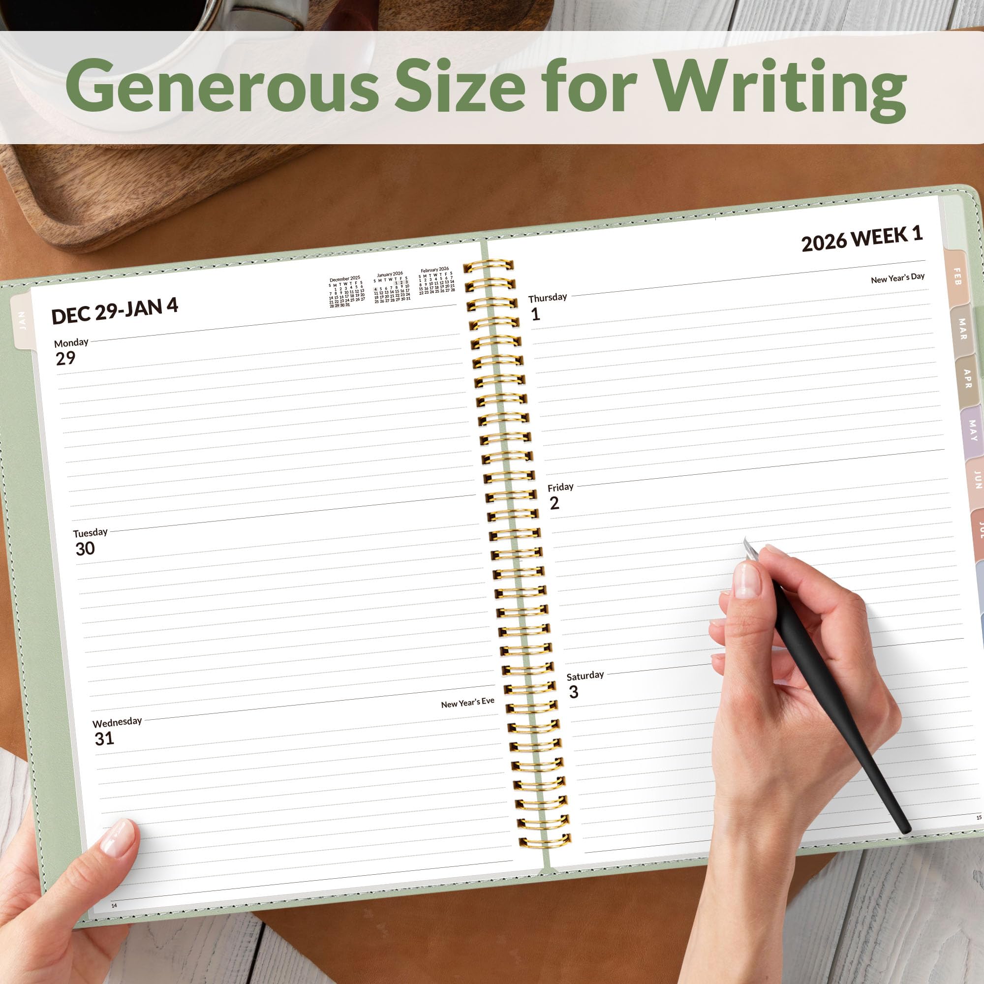 Snapklik.com : SUNEE 2026 Planner, Weekly And Monthly Calendar Planner ...