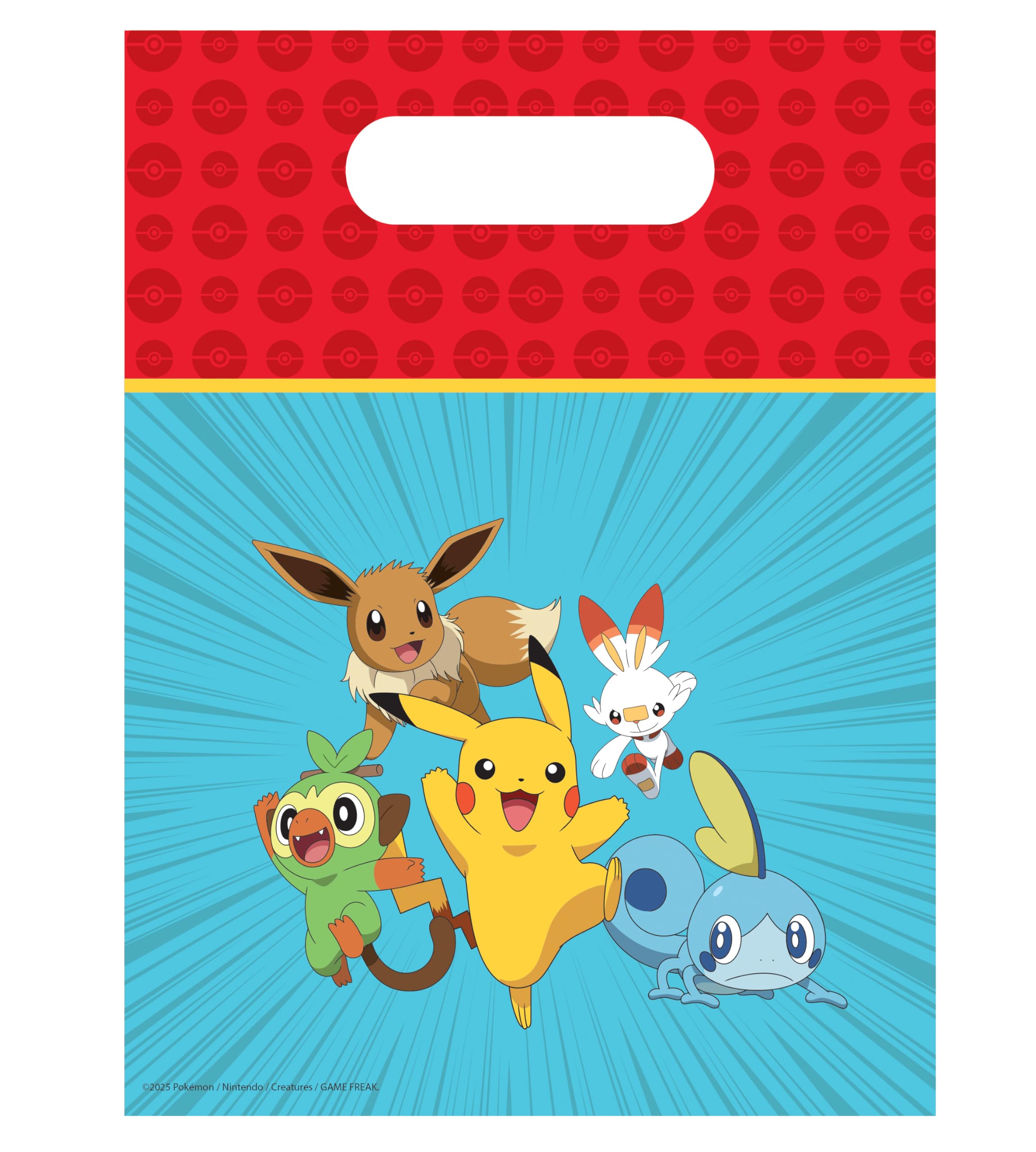 Procos - Decorazioni di compleanno Pokemon, 67 pezzi, per feste di compleanno per bambini con stoviglie monouso e decorazioni per feste