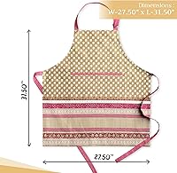 Vista 88 de Maison d' Hermine Delantal 100% de algodón para mujeres con bolsillo de cocina delantal de chef para hombres, decoración de Pascua