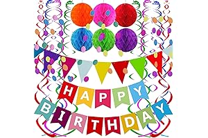 Fecedy Office Birthday Decorations Kit for Desk