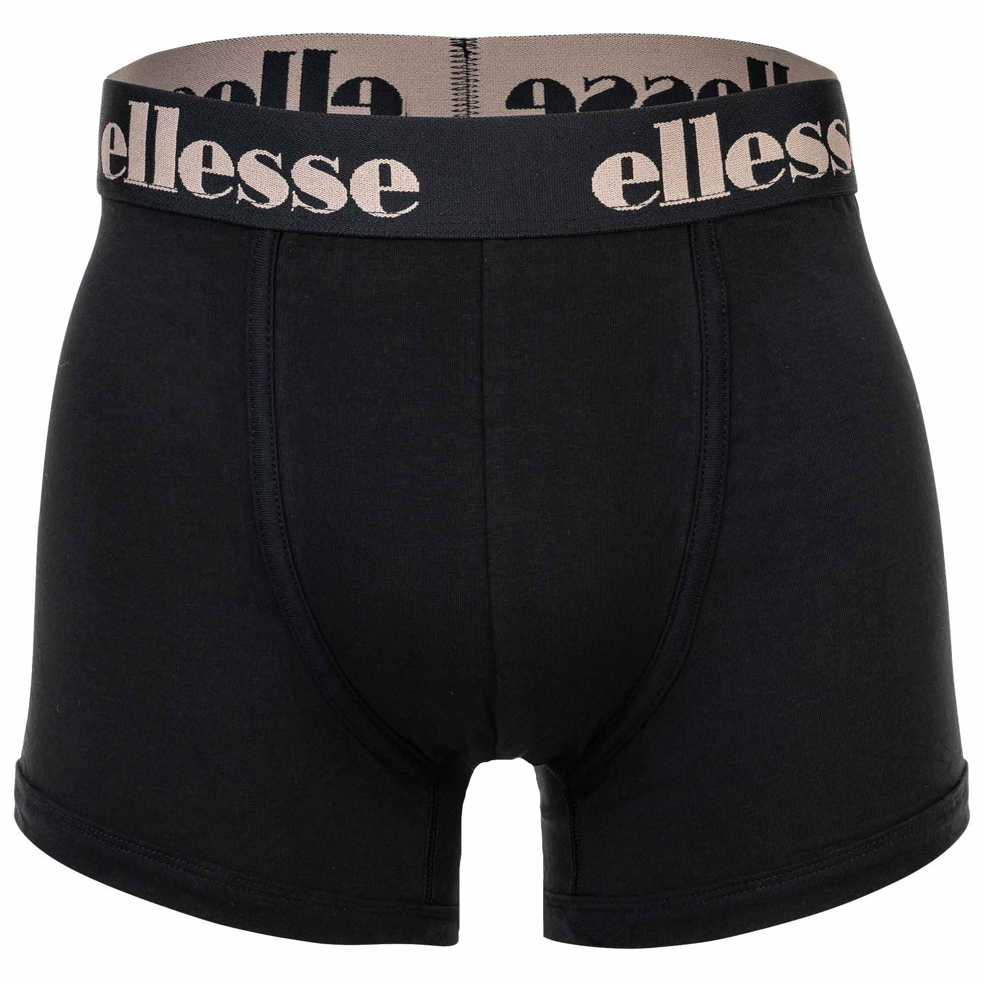 Ellesse Herren Boxer Shorts, 7er Pack - Yema Boxershorts, Logobund, Ohne Eingriff, Cotton Stretch