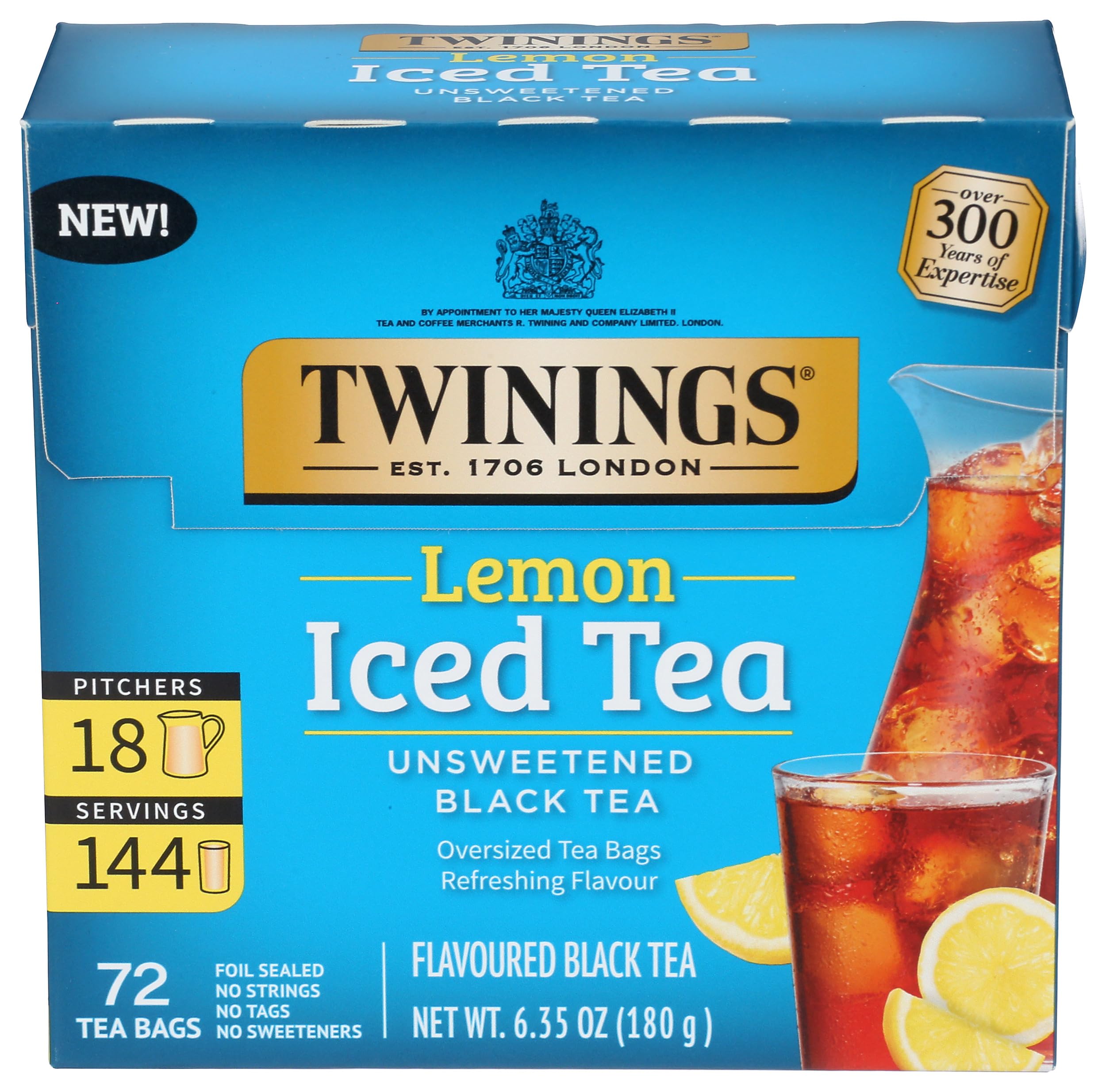 Twinings Lemon Iced Tea Bags, 72 Ct