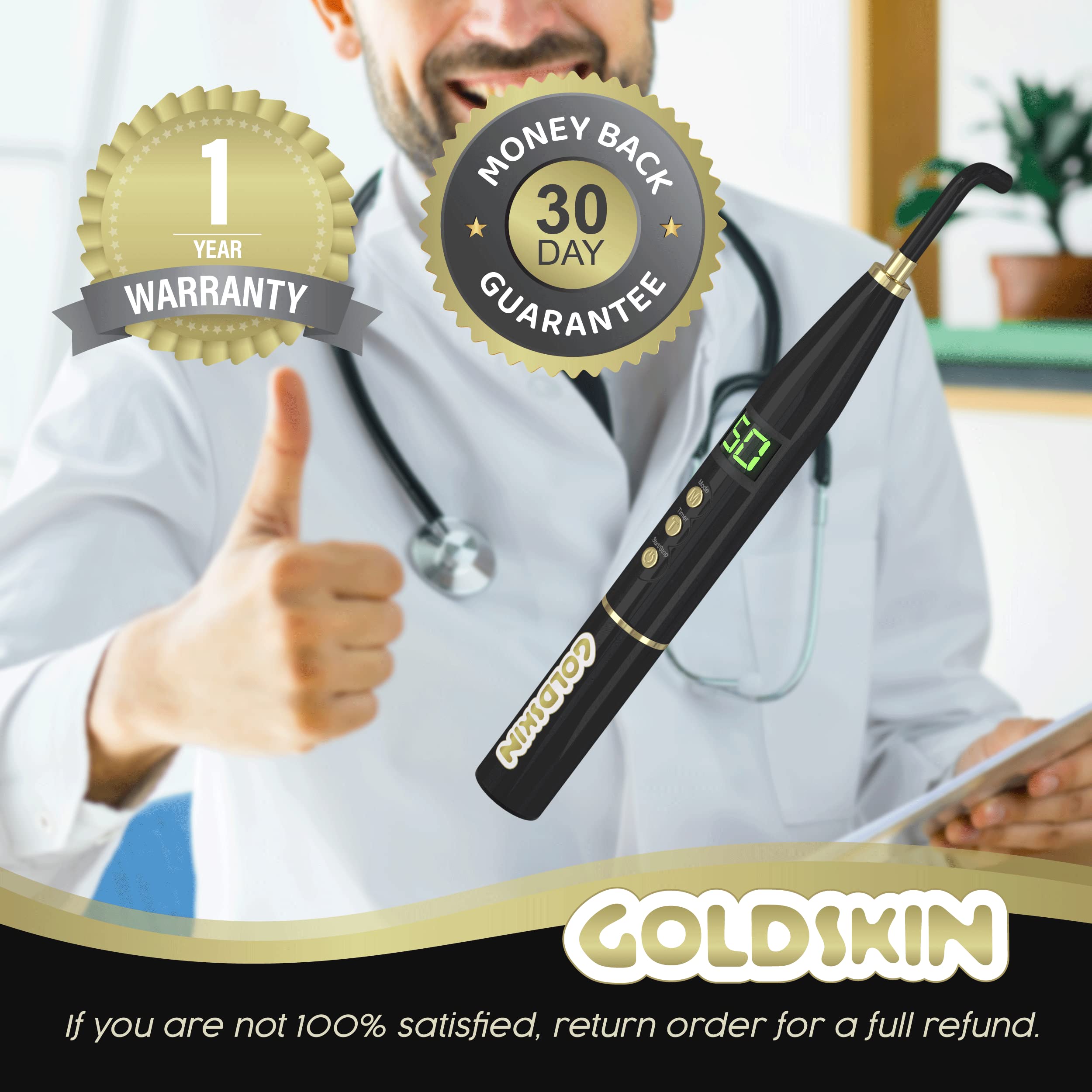 Buy Gold Skin Cold & Genital Sore Treatment Device For Lip, Pelvic