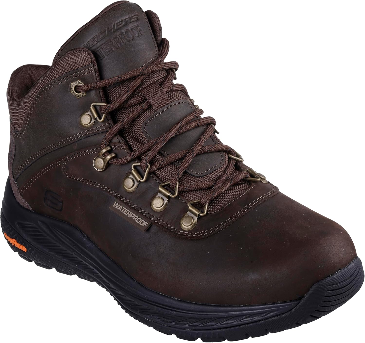 Skechers Men's USA Meroe - Pikeman Round Toe Waterproof Slip-Ins Boot