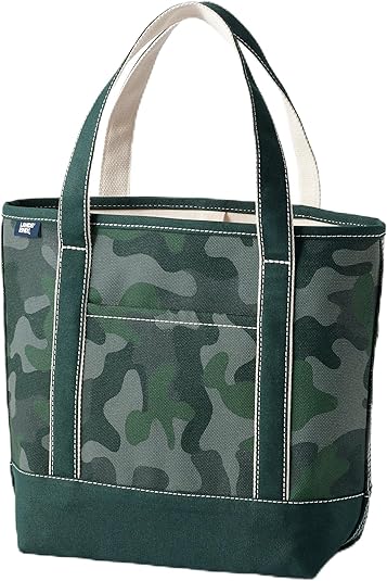 Lands' End Open Top Canvas Tote Bag