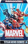 Marvel Titan Hero Series Action Figure Multipack, 6 Action Figures, 12-Inch Toys, Inspired by Marvel Comics, for Kids Ages 4 and Up (Amazon Exclusive)