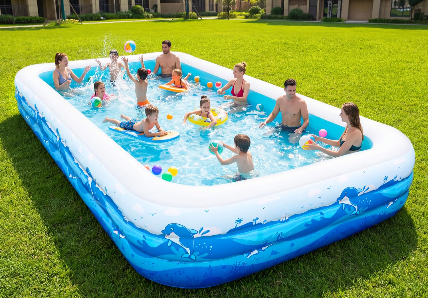 RUANSZZ Inflatable Pool