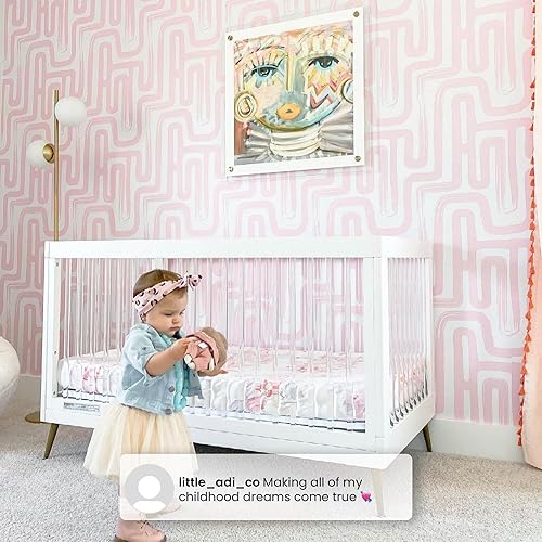 Miniatura 7 de Delta Children Sloane - Cuna convertible de acrílico 4 en 1 certificado Greenguard Gold bellotanegro mate