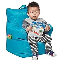 Vista 5 de Factory Direct Partners 13303-AQ Cali Little Bear Sack - Puf, tela Oxford recubierta resistente a la suciedad, color aguamarina (paquete de 2)