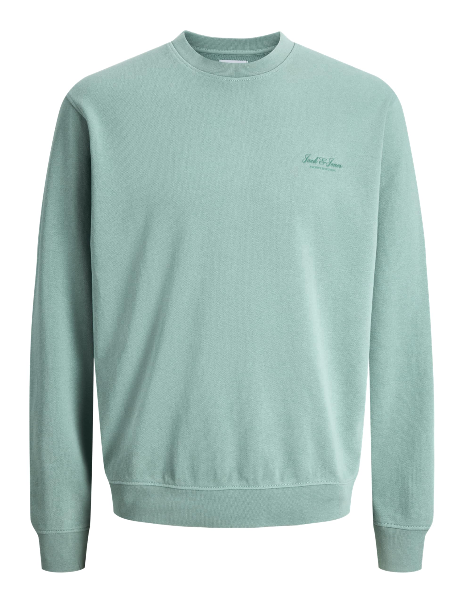 JACK & JONES Jjearchive Graphic Sweat Crew Neck Noos, Mineral Blue, L