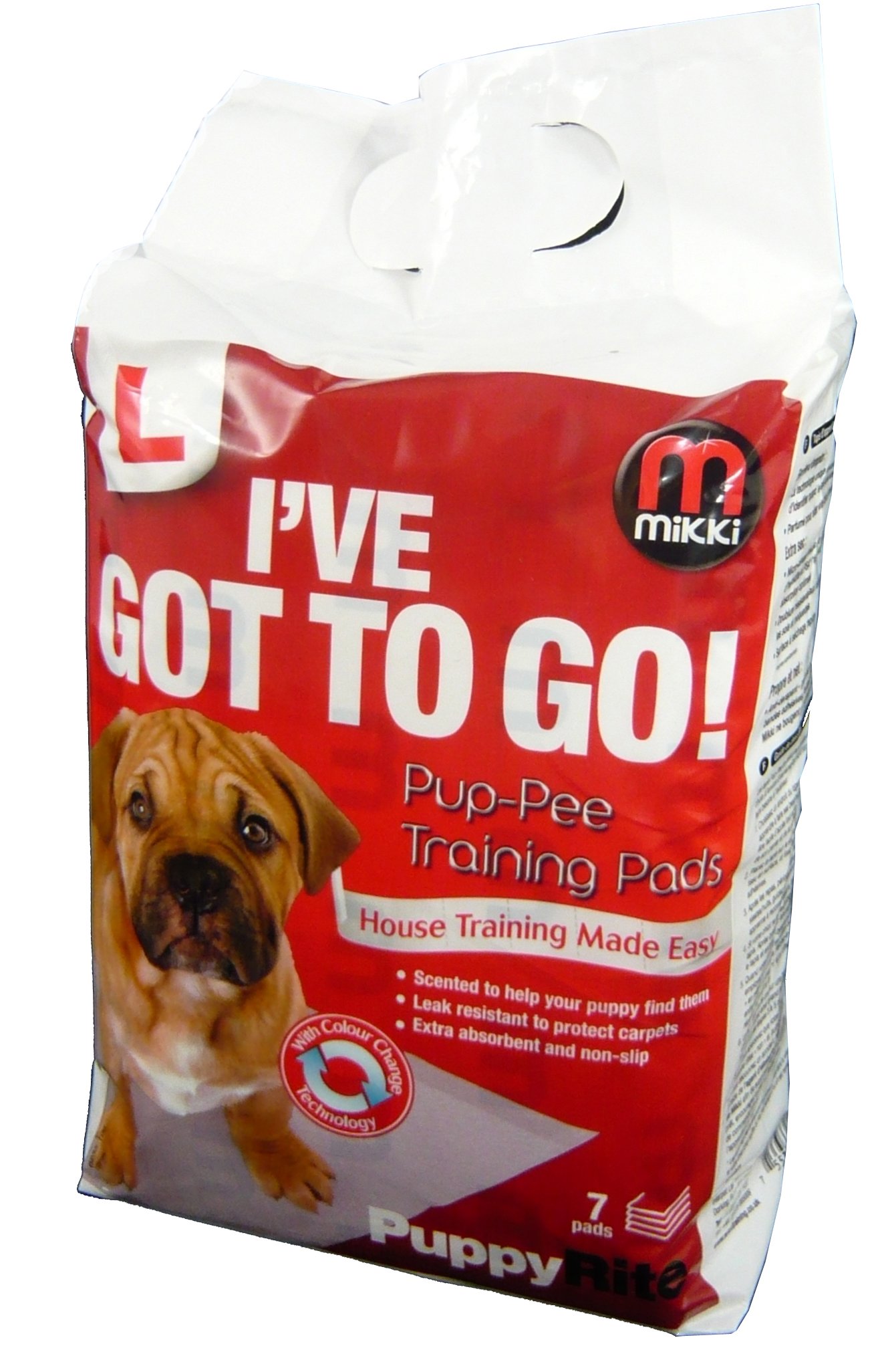 Mikki Dog And Puppy Pup-Pee Training Pads For Wee Wee House Toilet Training - Super Absorbent 7 Pack