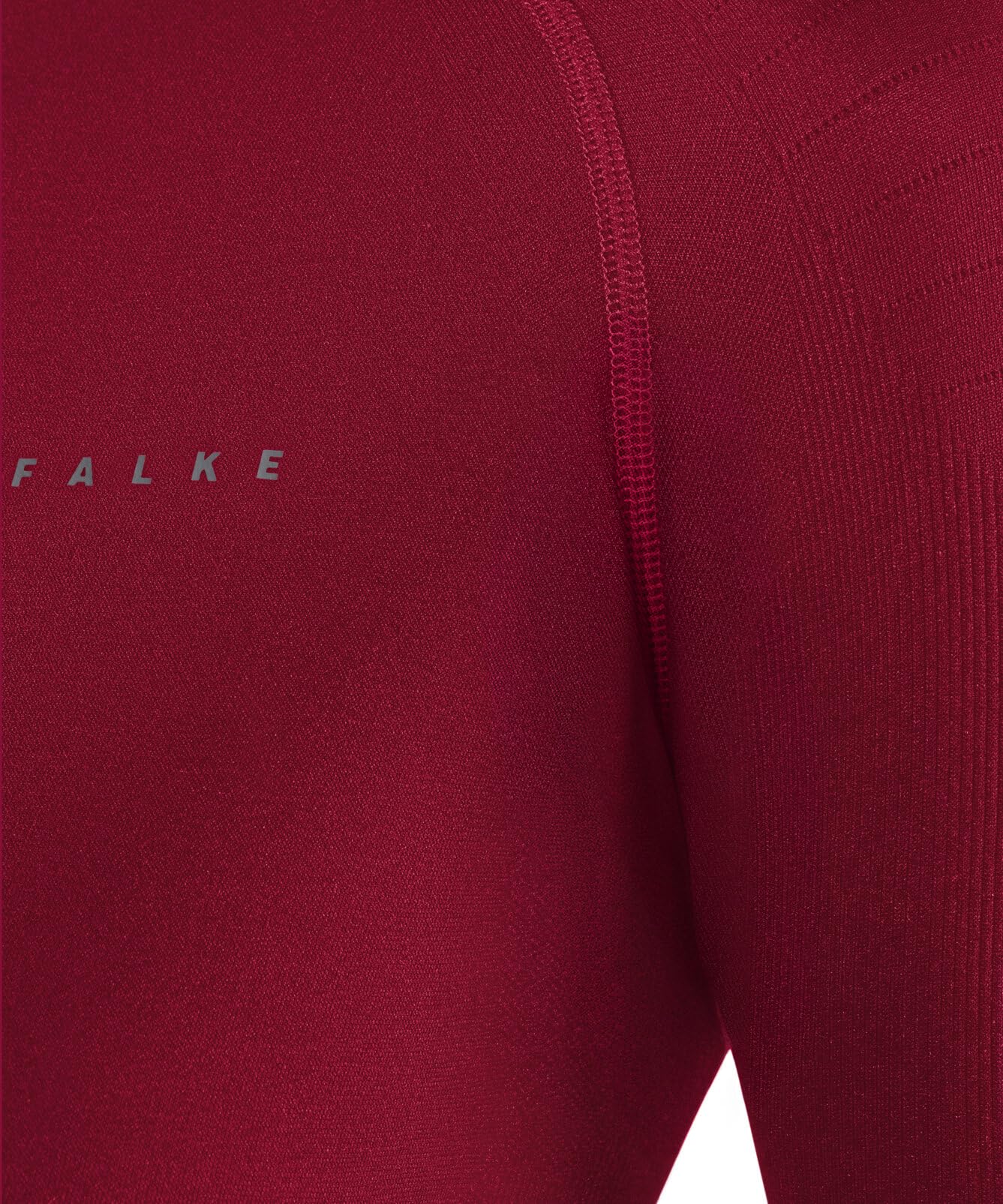 FALKE mujer Maximum Warm High Zip Neck camiseta técnica deportiva manga larga para climas fríos a muy fríos secado rápido transpirable sostenible hilo funcional 1 pieza