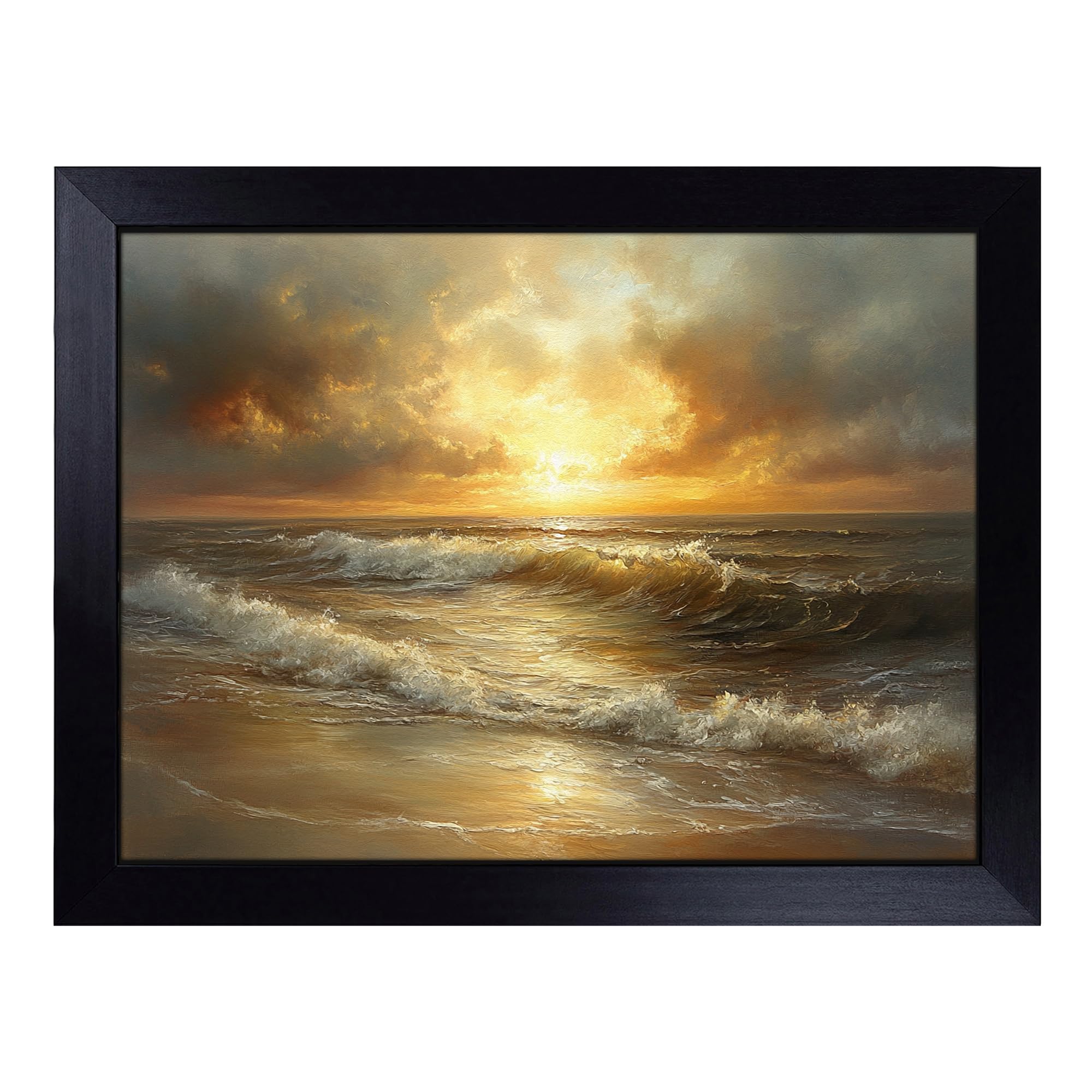 Seascape View Ocean | Lap Tray with Padded Cushion, Portable Surface with Bean Bag Base, Perfect Surface for Working, Crafting, TV Eating and Laptop Use