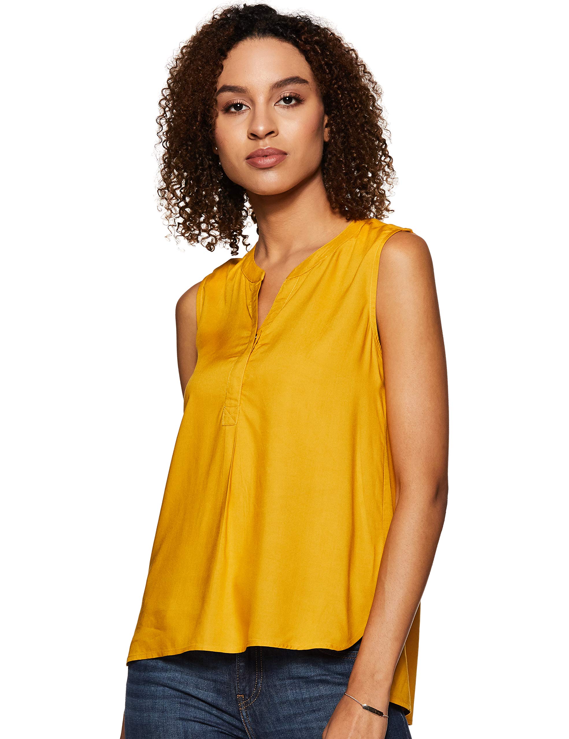 Amazon Brand - SymbolWomen's Solid Regular Fit Top