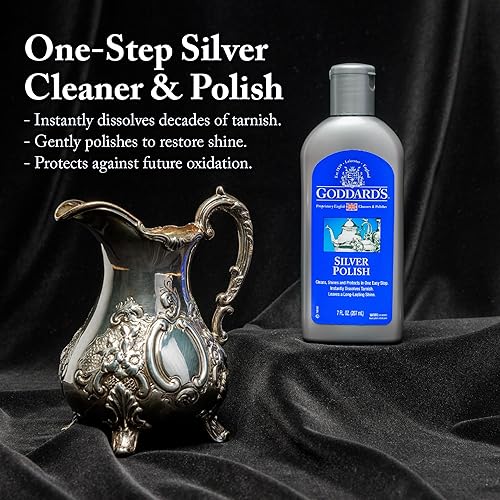 Miniatura 3 de Goddards líquido para pulir plateado 7 onzas lustrador