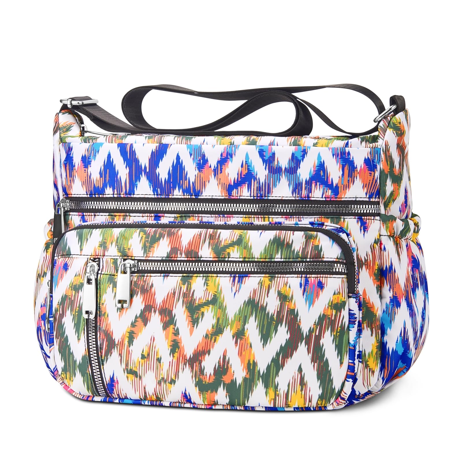 NPBAG Crossbody Bag for Women, Shoulder Purse Handbag Messenger Bag, Trendy Pocketbooks, Waterproof and Multi-Pockets