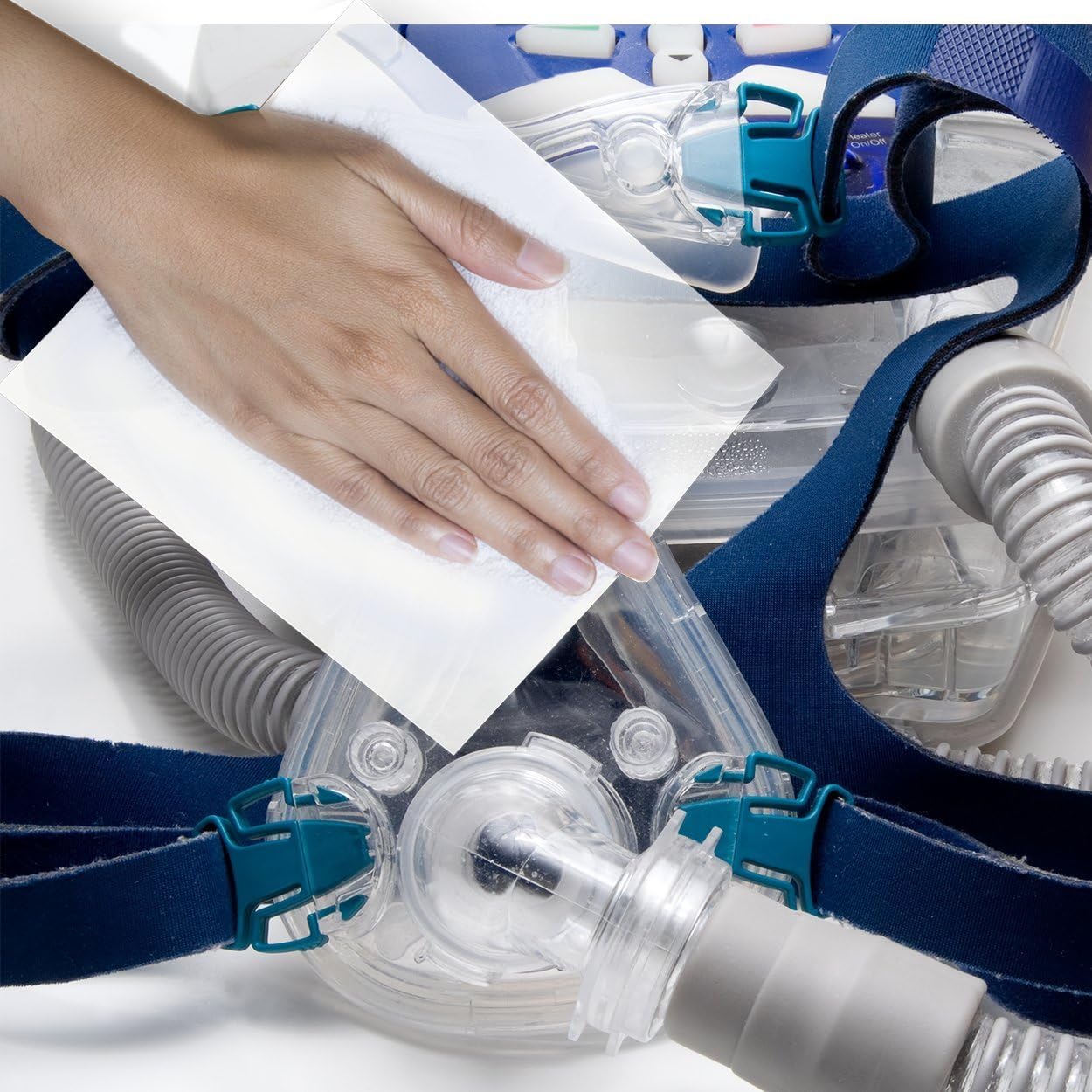 Care Touch CPAP Wipes - Unscented | CPAP Cleaner | 3 Packs of 70 Unscented CPAP Mask Cleaning Wipes (210 Total) : Health & Household