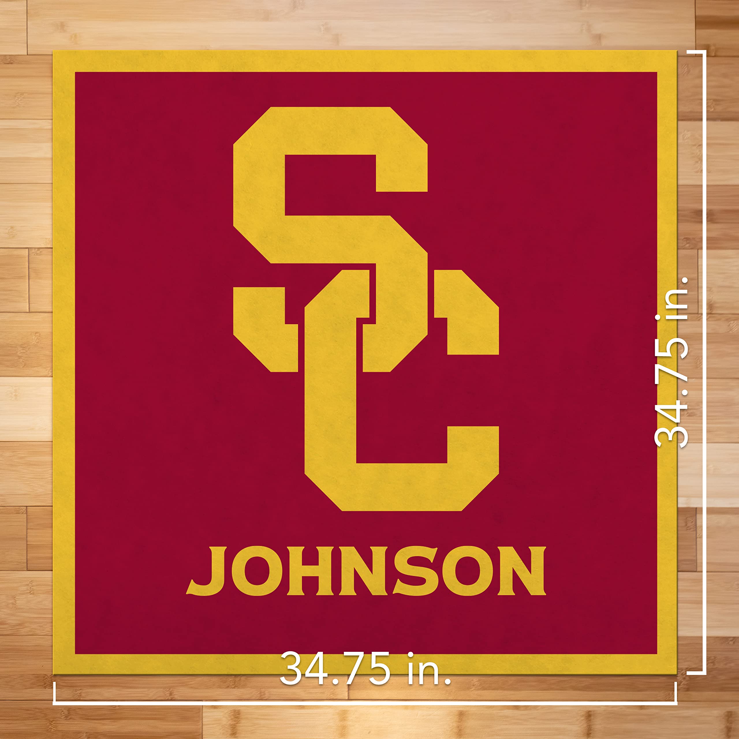 Rico Industries NCAA Southern California Trojans - USC USC Personalized 35 Felt Wall Décor - for Man Cave, Game Room, Office & Bedroom - Made in The USA Rico Industries NCAA Southern California Trojans - USC USC Personalized 35 Felt Wall Décor - for Man Cave, Game Room, Office & Bedroom - Made in The USA