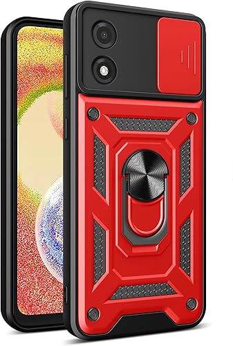 Vista 61 de Compatible con Tecno Pova 5 carcasa de soporte, con cubierta deslizante para lente de cámara compatible con Tecno Pova 5 Free Fire LH7n, funda azul