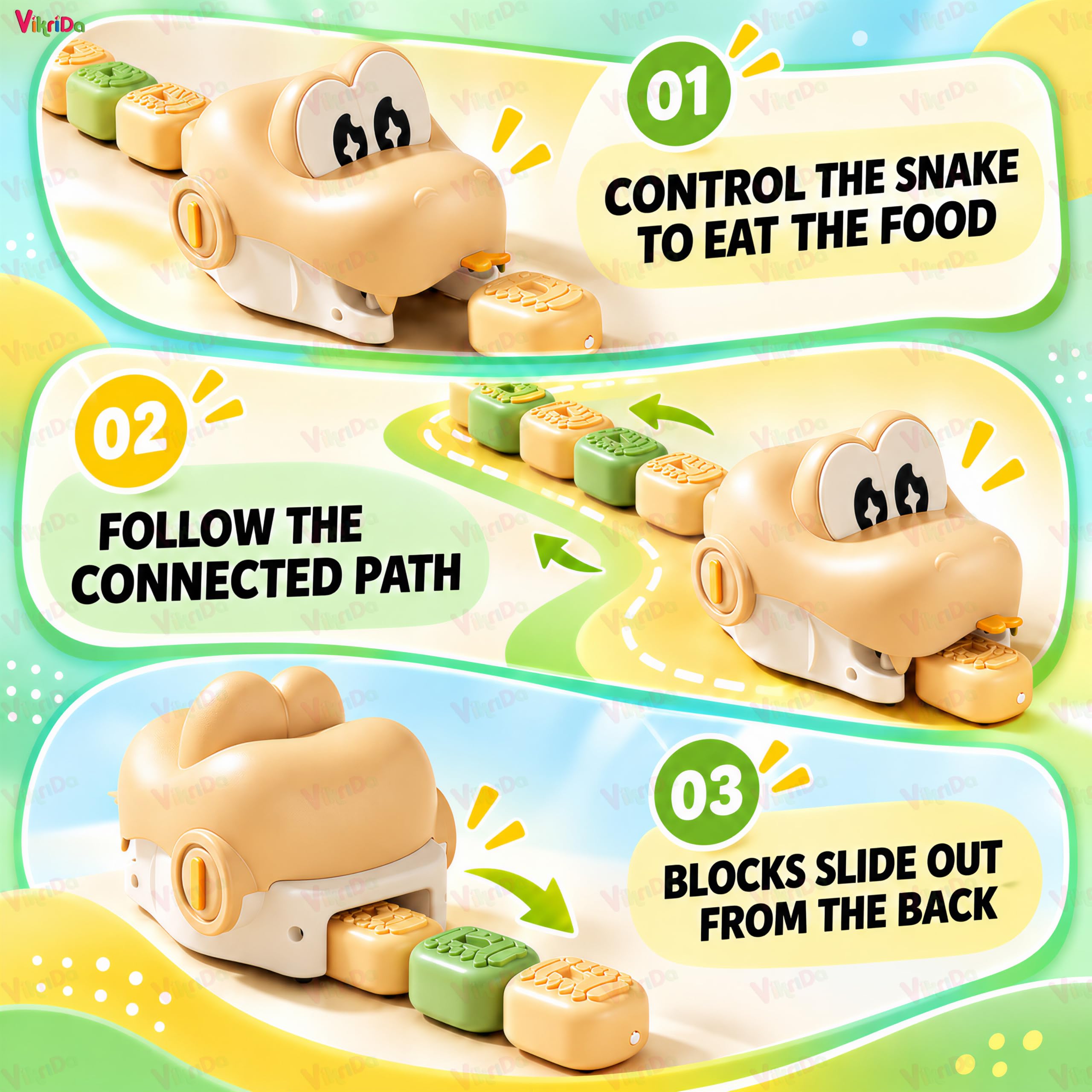 VikriDA Remote Control Snake Toy - Kids RC Snake -5 VikriDA Remote Control Snake Toy - Kids RC Snake -5