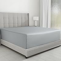 Vista 11 de California Design Den - Sábana bajera ajustable de algodón de 600 hilos, con bolsillo profundo elástico