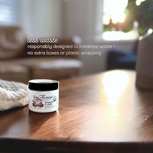 Miniatura 9 de Crema orgánica para pezones, mantequilla para pezones sin lanolina (paquete de 3), bálsamo para madres que amamantan, sin necesidad de lavarse,