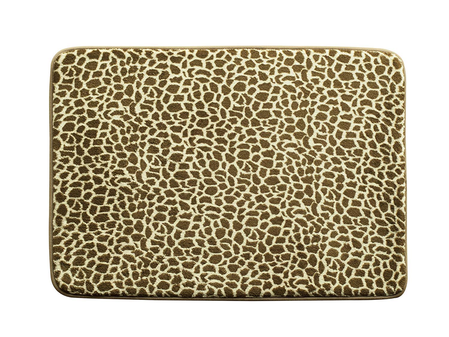 Memory Foam Bath Mat Soft Microfiber Bath Mat for Bathroom, Non Slip Water Absorbent Cozy Bathroom Rug Machine Washable Memory Foam Rug Quickly Drying