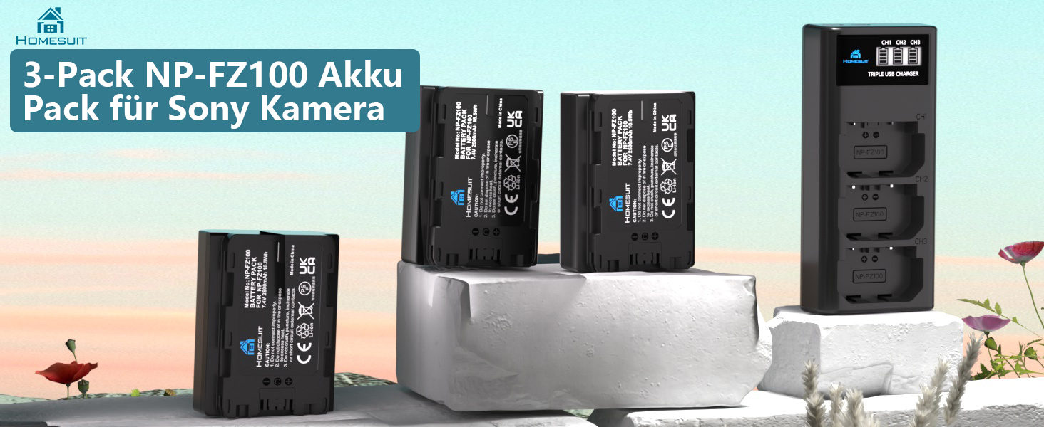 Homesuit NP FZ100 Camera Vervangende Batterij 2280mAh En Dubbele Oplader Voor Sony Zv E1 Fx3 Fx30 A7riii V Iv A7siii A7iii Iv A7c A6600 A6700 Alpha A1 9 A9ii A9iii 9r A9r 9s Camera S 786529266