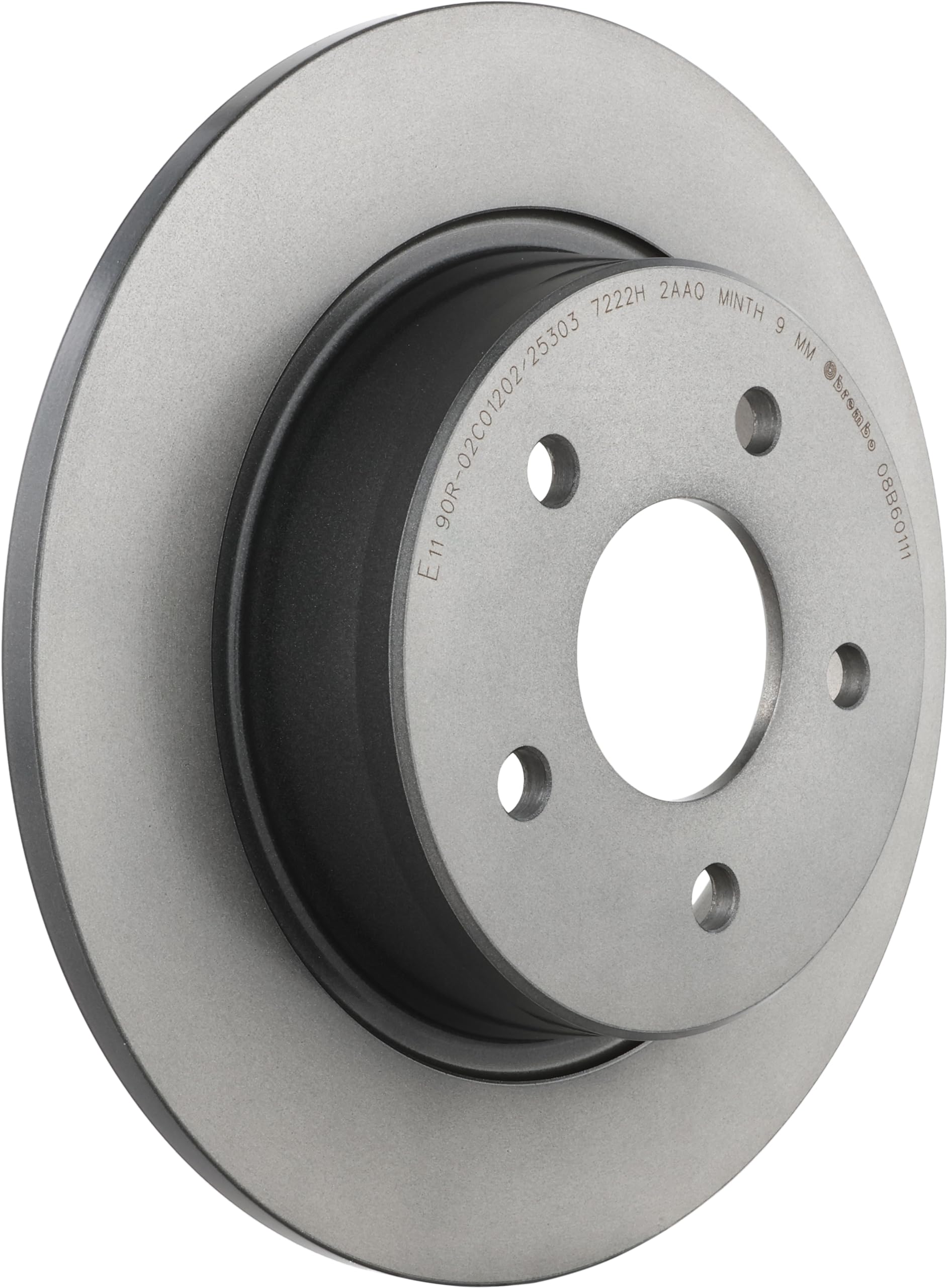 2x Brake Discs Pair Solid Rear 280mm 08.B601.11 Brembo Set 1683383 1683384 New