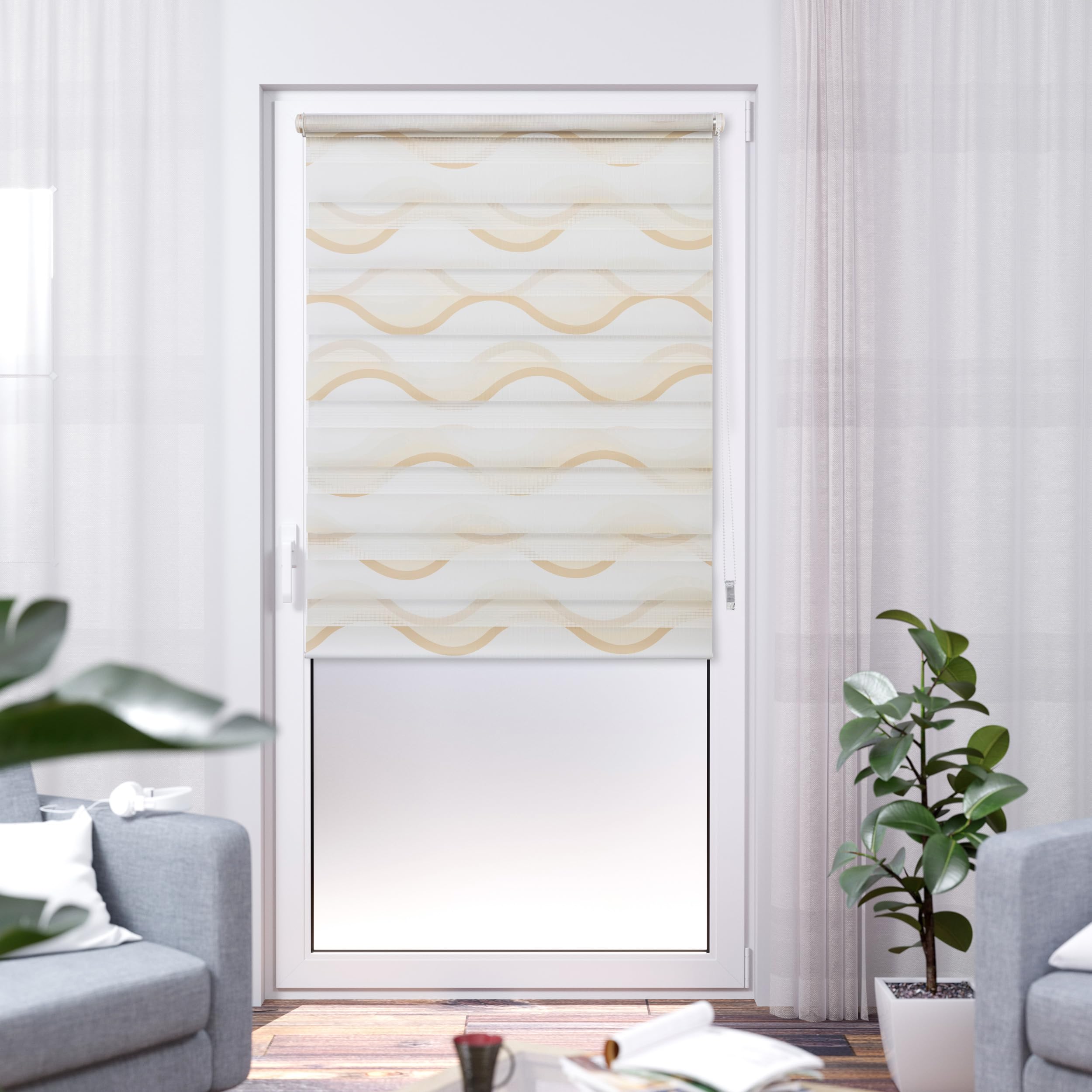 K-home Klemmfix, Tenda A Rullo Denia, Fissaggio A Clip Senza Viti Verde 70 X 200 Cm 65902266