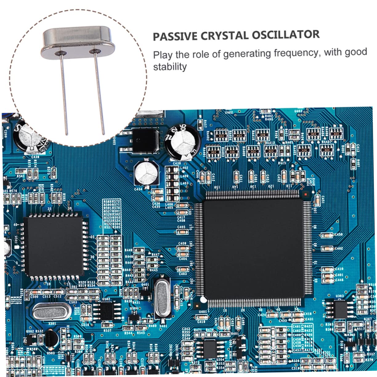 Artibetter 100 Oscillateurs à Cristal Passifs Hc-49s 16 Mhz, 16.000 Mhz Dip 2 Broches, Lot de 100 Pièces, Résonateurs à Quartz pour Télécommandes et Appareils Électroniques Professionnels