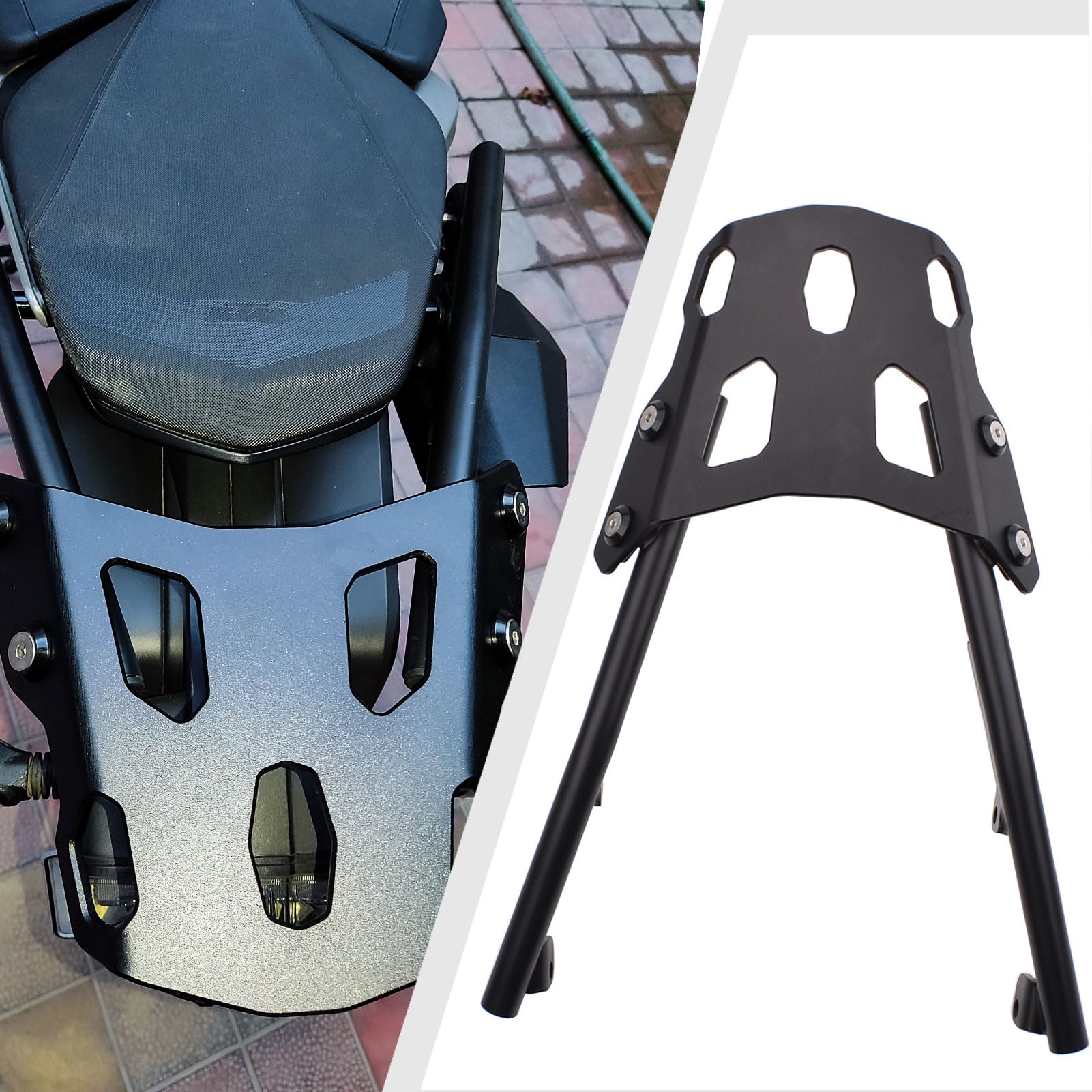 Portapacchi per moto, portapacchi posteriore per moto, portapacchi per ripiano, adatto per K&T&M Duke 790 DUKE790 DUKE-790 Accessori 2018 2019 2020