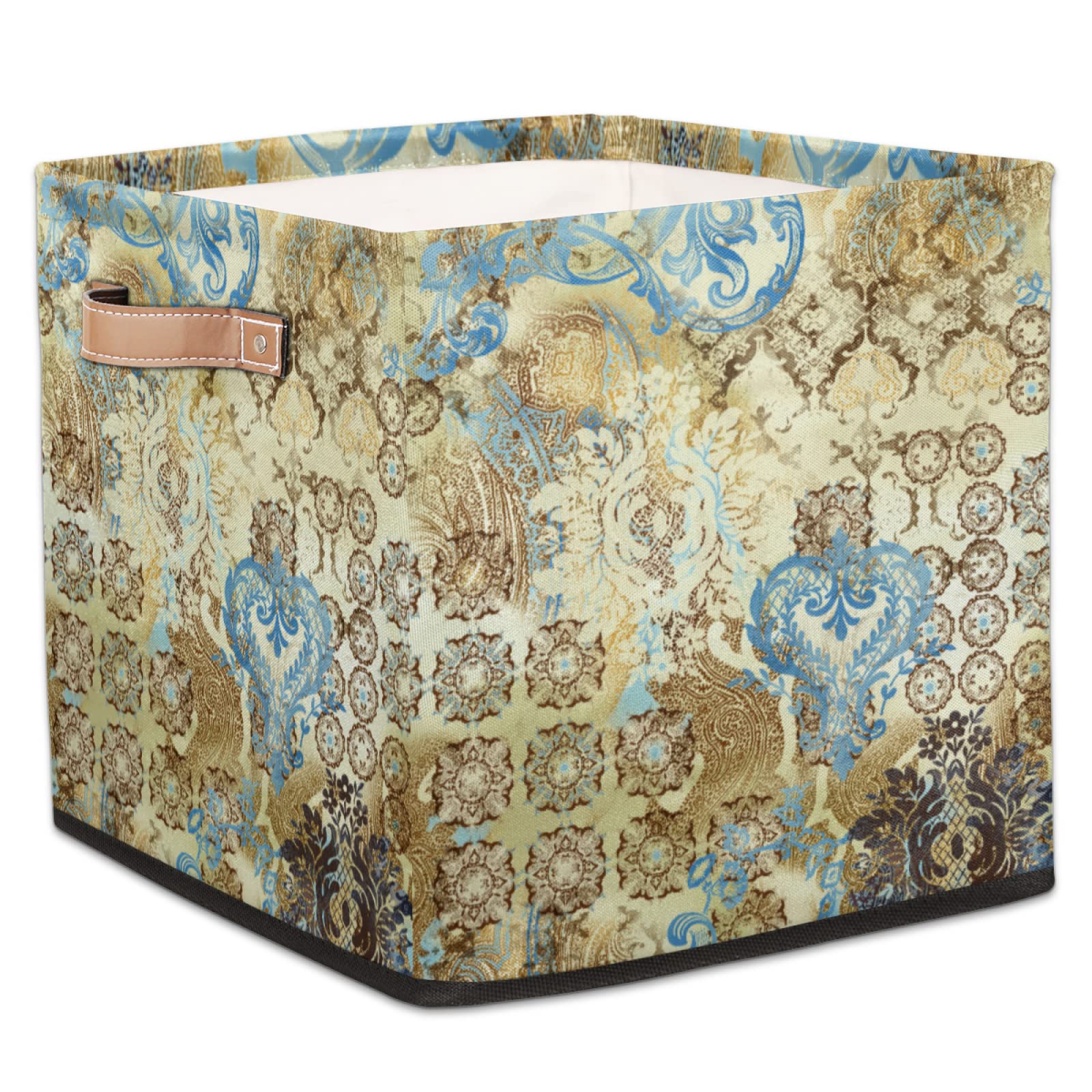 Amazon.co.jp: 抽象的 ナショナル幾何学模様 ストレージバスケット