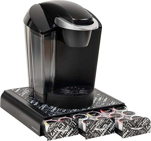 Mind Reader Organizador Anchor de triple cajón para cápsulas Dolce Gusto CBTL soporte para cápsulas de café de una sola porción Negro, Malla de Mind Reader Organizador Anchor de triple cajón para cápsulas Dolce Gusto CBTL soporte para cápsulas de café de una sola porción Negro, Malla de
