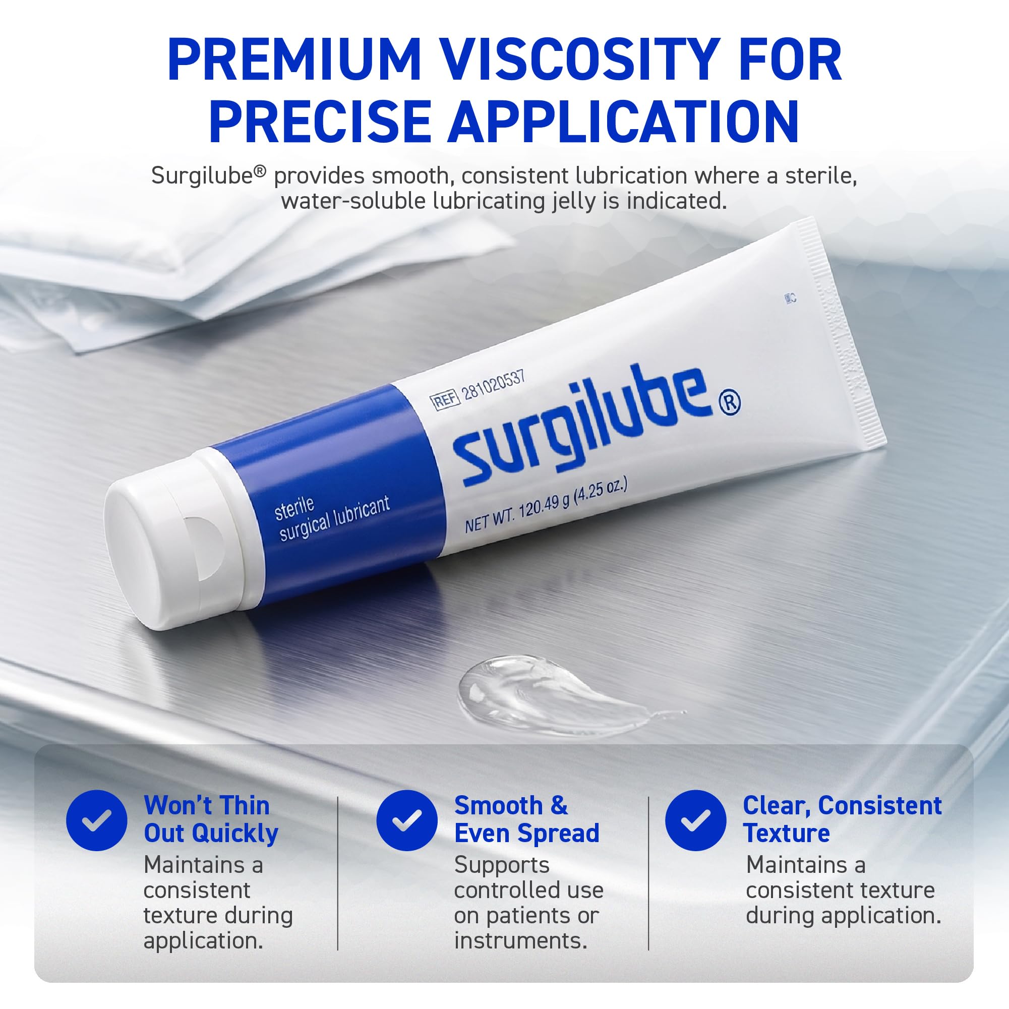 Surgilube Sterile Lubricant - Pack of 2 -4