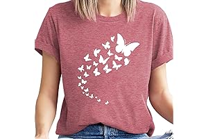 Butterfly Graphic Tees for Women: Express Your Style with Grace