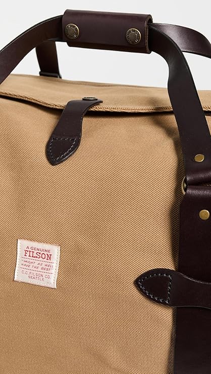Amazon | Filson ミディアムラギッドツイルダッフルバッグ, カワウソ