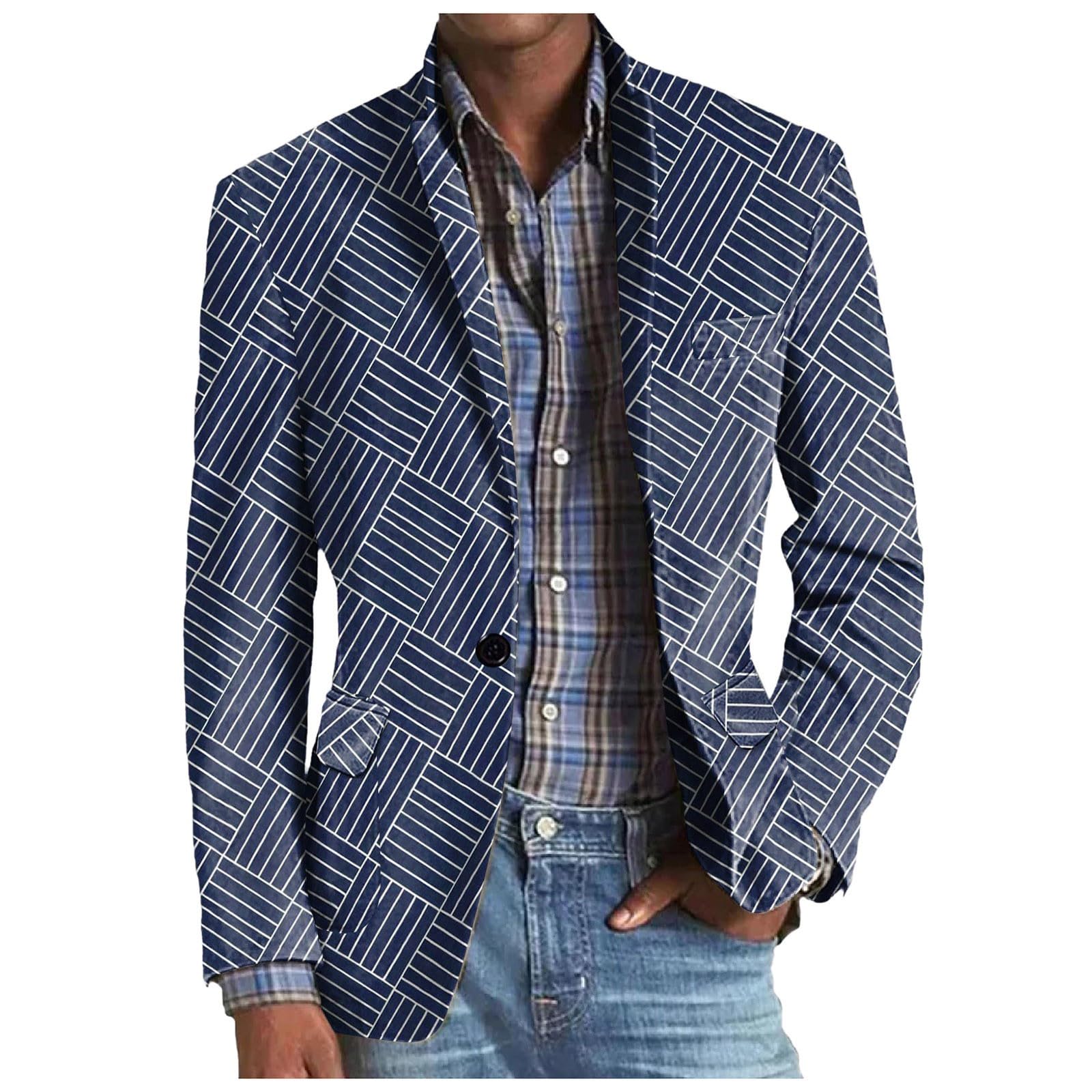 Americana Hombre Casual Sport,Camisa De Manga Corta con Solapa con Botones Y Estampado Digital 3D De para Hombre
