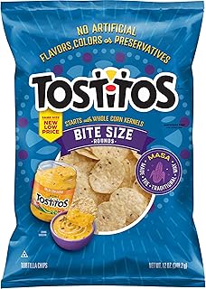 Tostitos Tortilla Chips Bite Size Rounds Bag, 12 Oz