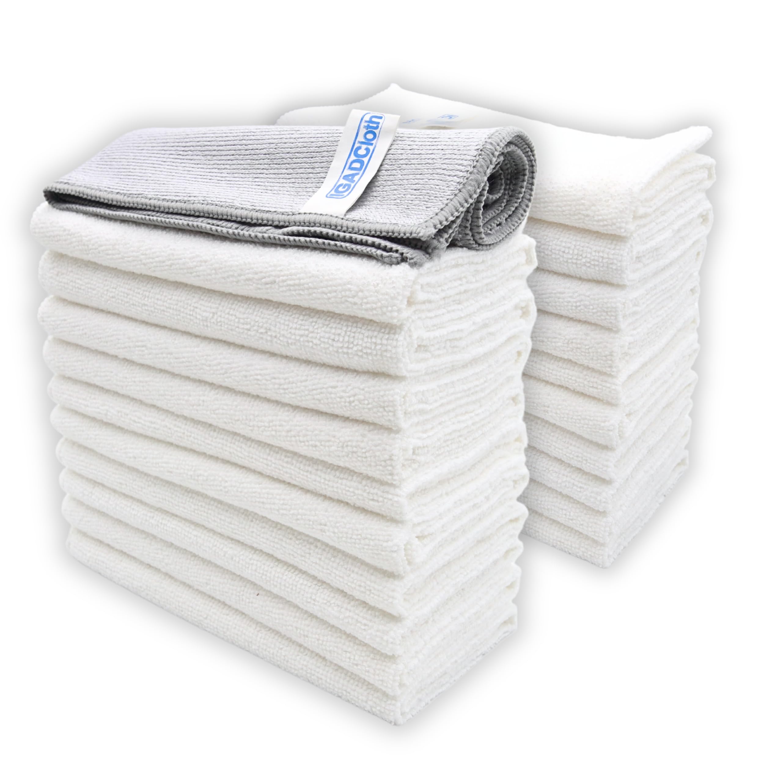 Igadcloth Set Of 20 Microfiber Cloths 40X40Cm White from B&Q