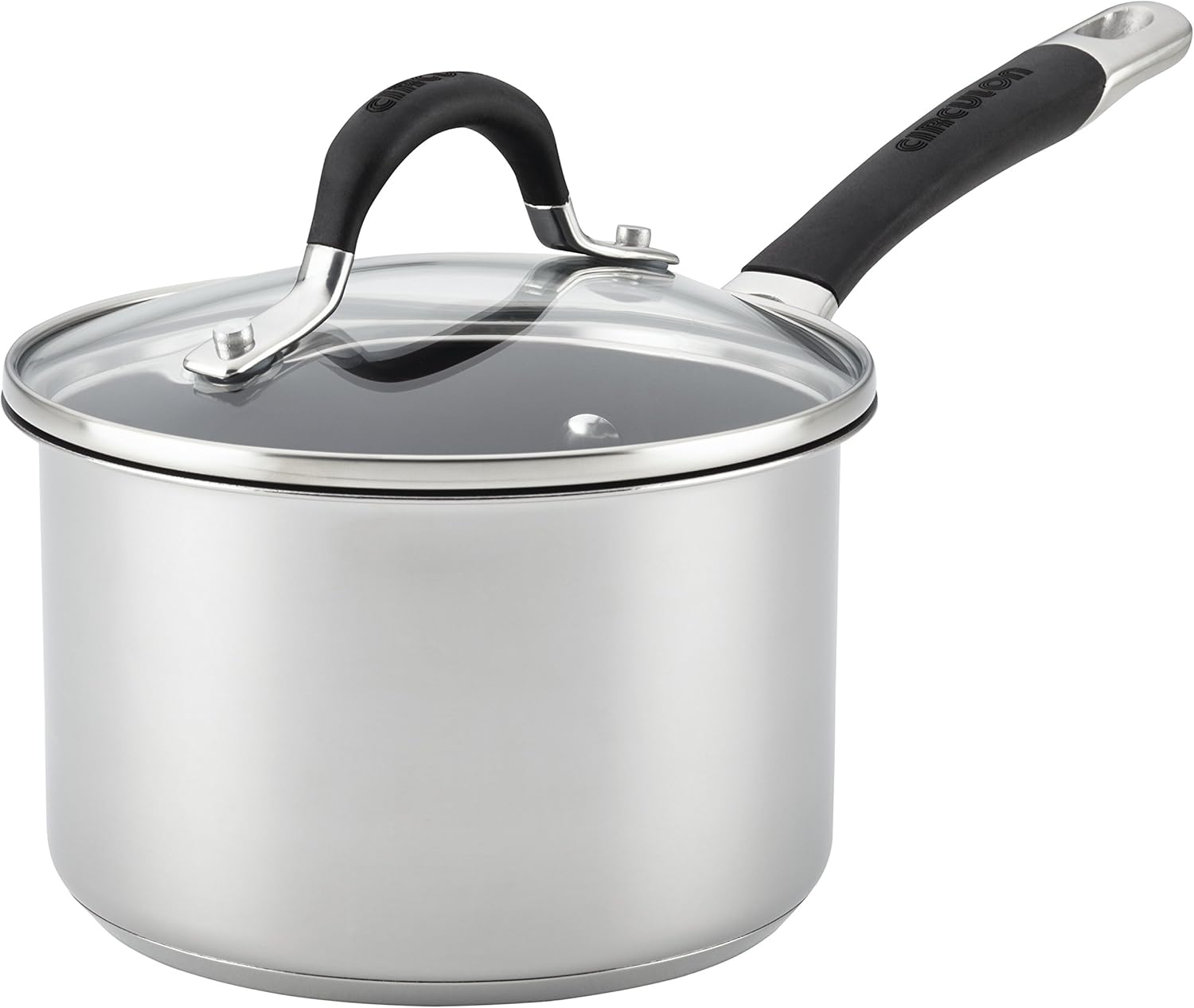 Circulon Momentum Stainless Steel Sauce Pan/Saucepan with Lid, 2 Quart, Silver Amazon.ca Home
