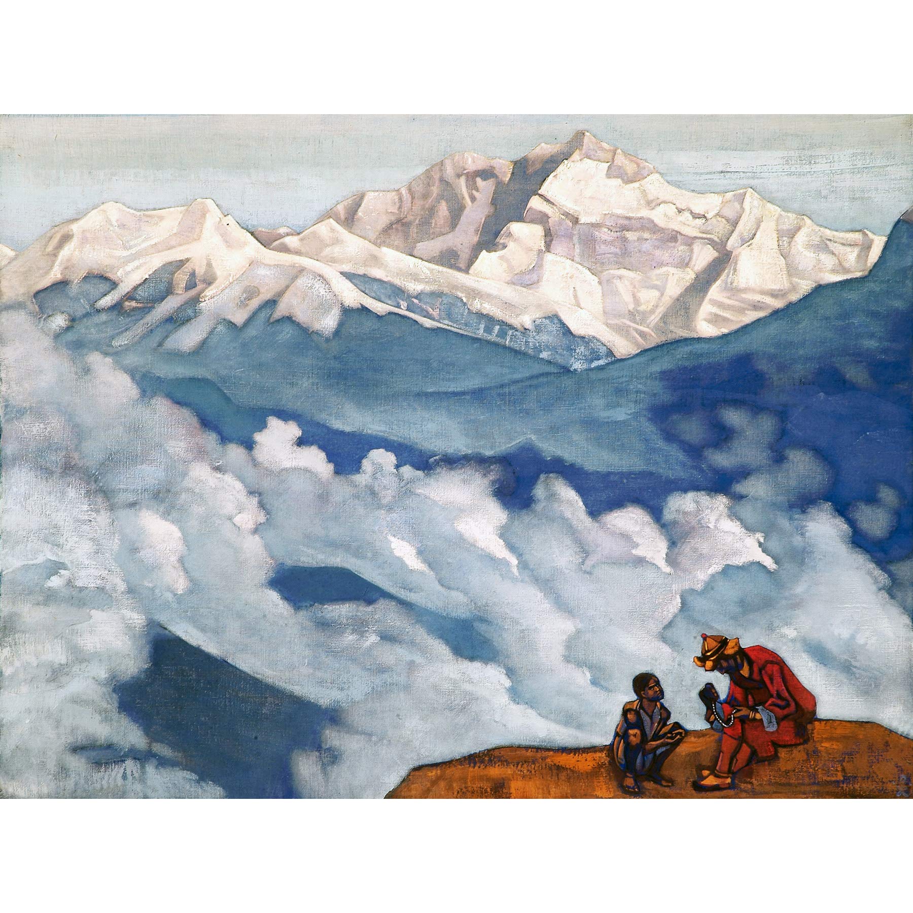 Roerich Pearl Of Searching Symbolist Landscape Painting Large Print Poster Wall Art Decor Picture