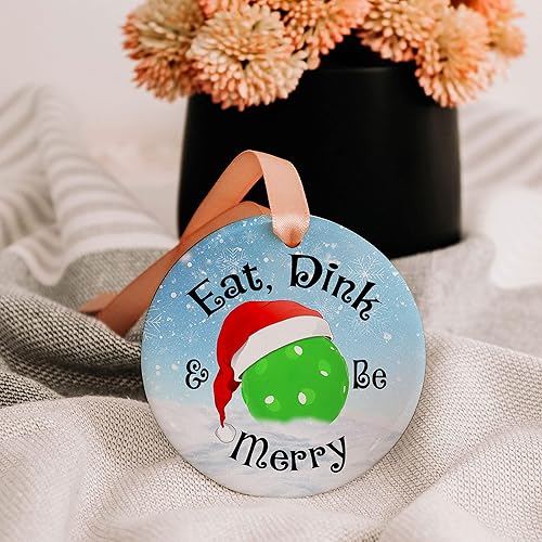 Miniatura 8 de Prezzy Adorno de Navidad de motocross para comer beber y ser feliz regalo personalizado para amantes del jugador de motocross árbol de Navidad