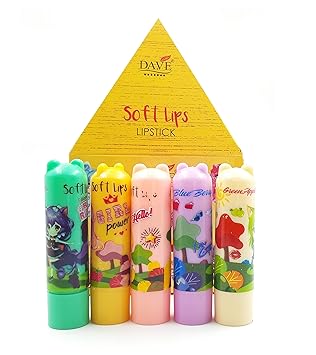 DA.VE Waterproof Lipsticks | Non-Sticky, Non-Drying Formula | Smudge-Proof & Long-Lasting | Hydrating, Weightless & Multicolor Lipstick Set (10 Pcs)