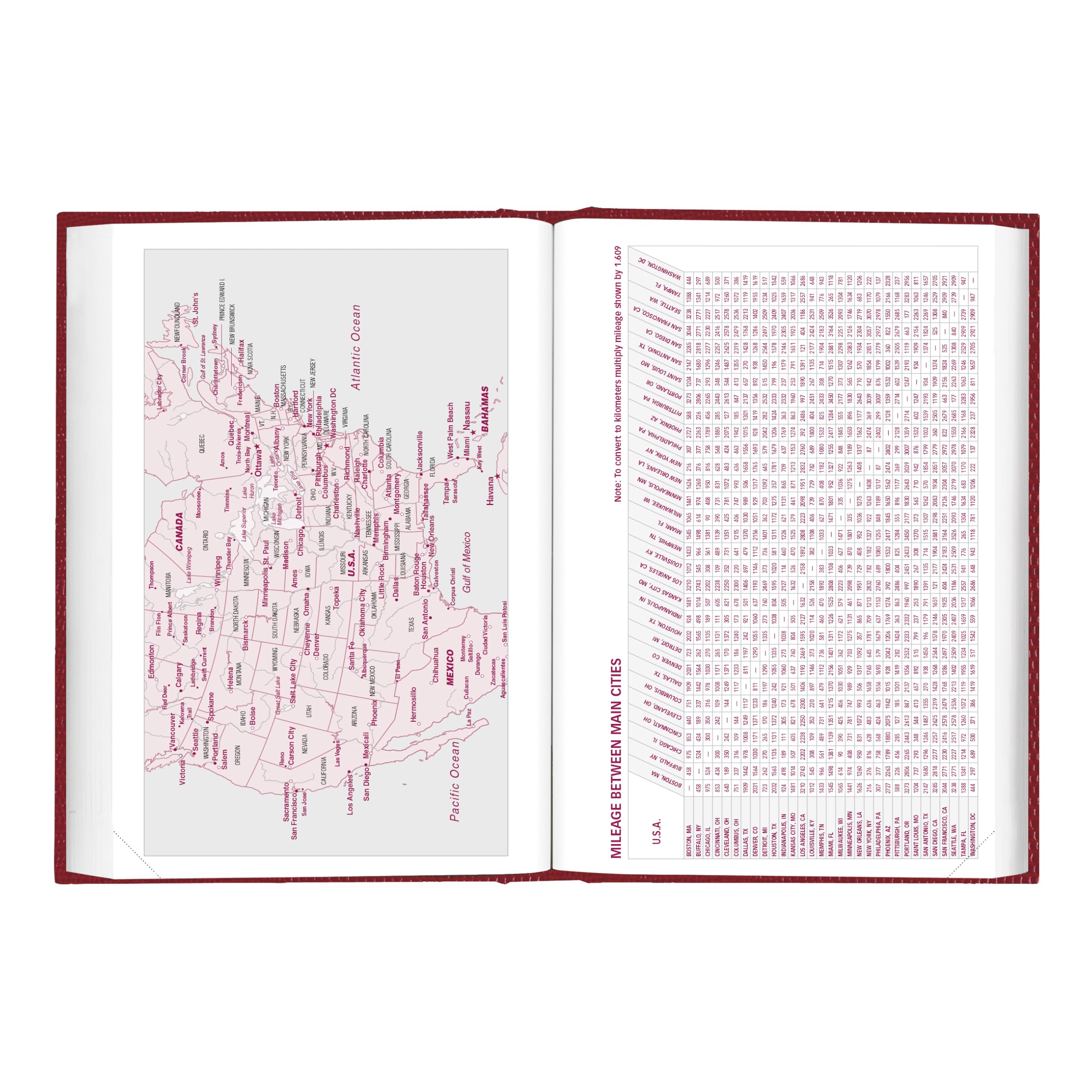 Brownline® - Agenda giornaliera/mensile tradizionale 2027, 12 mesi, da gennaio a dicembre, rilegatura perfetta, 19,1 x 12,7 cm, rosso brillante (CB387.RED)